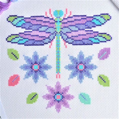 dragonfly cross stitch pattern free|dragonfly cross stitch patterns download.